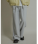 ジャージメルトンタックワイドパンツ
