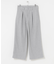 ジャージメルトンタックワイドパンツ
