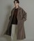ウールブレンドダブルロングコート