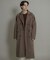 ウールブレンドダブルロングコート