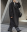 ウールブレンドダブルロングコート