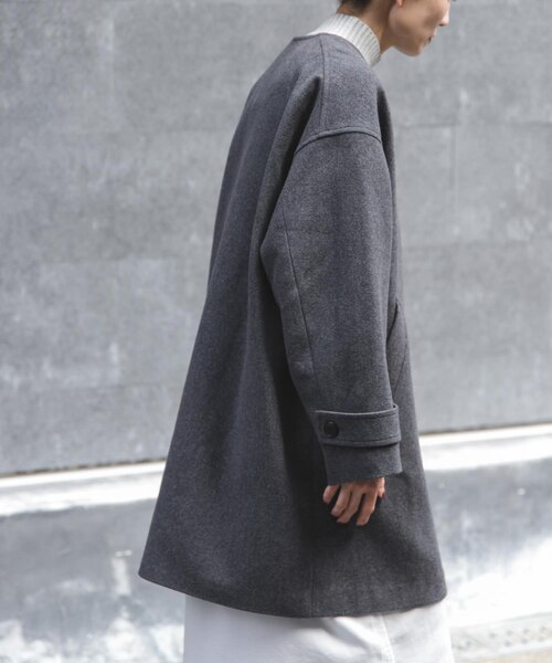 FORK&SPOON ウールノーカラーコート｜アーバンリサーチの通販｜&mall