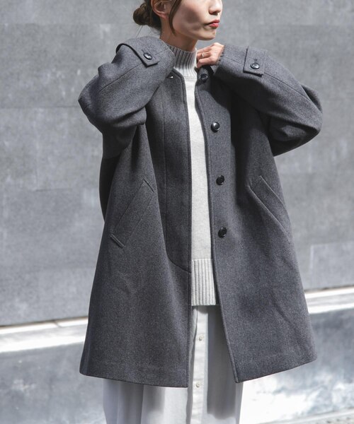 FORK&SPOON ウールノーカラーコート｜アーバンリサーチの通販｜&mall