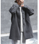 FORK&SPOON　ウールノーカラーコート