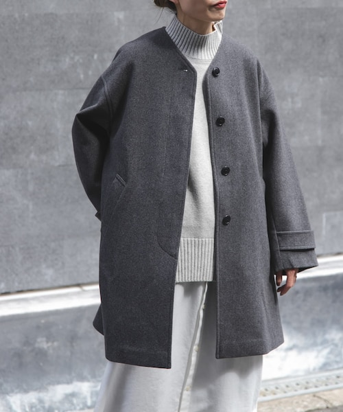 FORK&SPOON ウールノーカラーコート｜アーバンリサーチの通販｜&mall