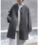 FORK&SPOON　ウールノーカラーコート