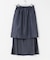 クラッシュサテンナロースカート