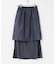 クラッシュサテンナロースカート