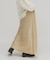 クラッシュサテンナロースカート