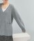 アルパカ混カーブスリーブVネックプルオーバー