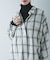 オンブレーチェックオーバーシャツ
