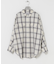 オンブレーチェックオーバーシャツ