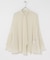 シアーラメチュールフレアスリーブブラウス