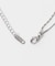 ステンレス二連ドロップネックレス