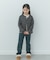 TAION　CREW NECK BUTTON DOWN JACKET(KIDS)