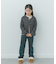 TAION　CREW NECK BUTTON DOWN JACKET(KIDS)