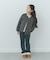 TAION　CREW NECK BUTTON DOWN JACKET(KIDS)