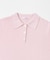 コットンシルクポロ衿ニット