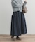 サイドポケットギャザースカート