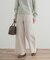 カットメルトンワイドパンツ
