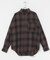 製品染オンブレーチェックシャツ