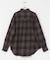 製品染オンブレーチェックシャツ