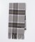 カシミヤ混チェックストール