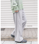 ウールライクイージーワイドトラウザー