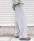 ウールライクイージーワイドトラウザー