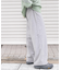 ウールライクイージーワイドトラウザー