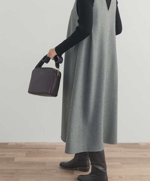 メランジBACKタックフレアジャンスカ｜アーバンリサーチの通販｜&mall