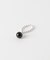 SMELLY so’　onyx ball chain ring