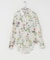 ボタニカルプリントデザインシャツ