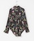 ボタニカルプリントデザインシャツ