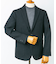 LIFE STYLE TAILOR　ツイードライクコンフォータブルジャケット