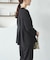 ノーカラーペプラムジャケット