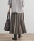 ツイルプリーツスカート