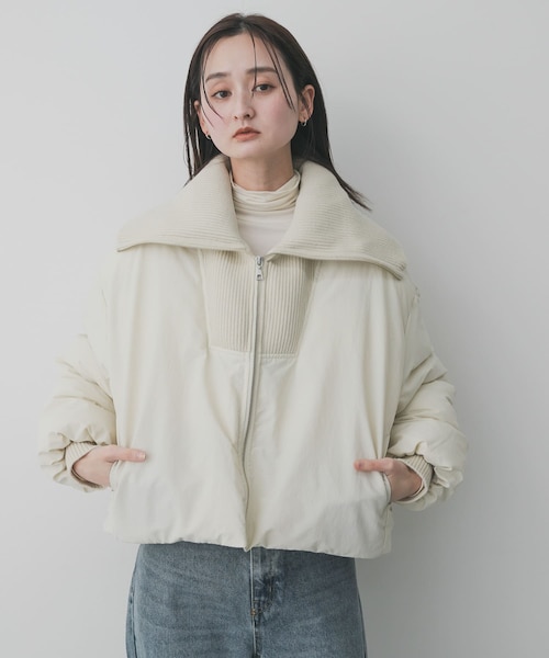 ビッグカラーショートパフジャケット｜アーバンリサーチの通販｜&mall