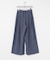 ストレッチタックギャザーワイドパンツ