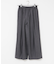 ウールフラノタックワイドパンツ