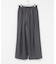 ウールフラノタックワイドパンツ