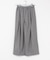 ウールフラノタックワイドパンツ