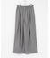 ウールフラノタックワイドパンツ