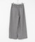 ウールフラノタックワイドパンツ