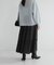 プリーツティアードスカート