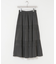 プリーツティアードスカート