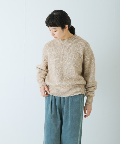 コットンアルパカクルーネックニット｜アーバンリサーチの通販｜&mall