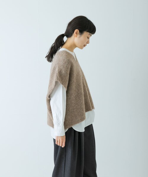 アルパカワイドニットベスト｜アーバンリサーチの通販｜&mall（アンド