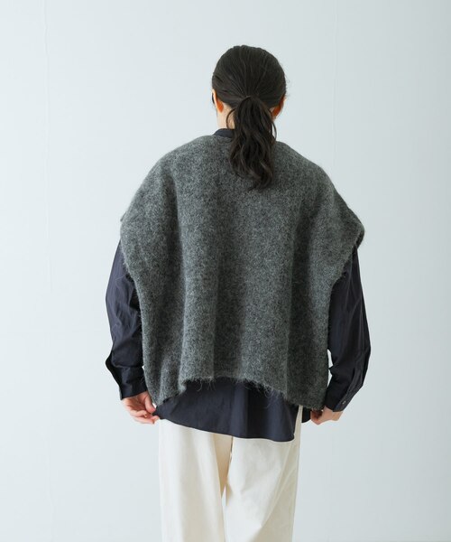 アルパカワイドニットベスト｜アーバンリサーチの通販｜&mall（アンド