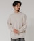 MIX MOULINE CREW-NECK KNIT